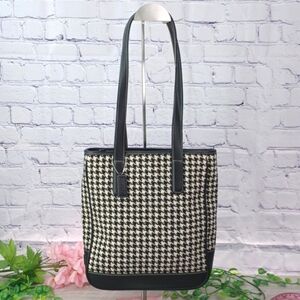 Coach Hamptons Houndstooth Tote E2J-7727